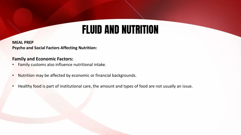 fluid and nutrition 25