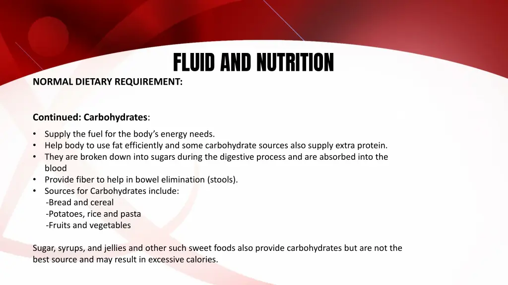 fluid and nutrition 3