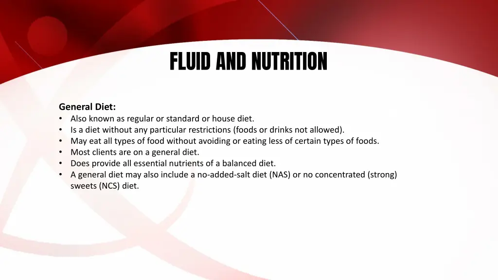 fluid and nutrition 31