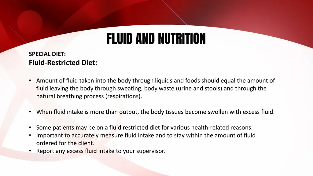 fluid and nutrition 42