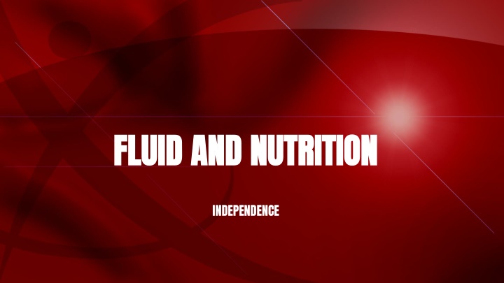 fluid and nutrition fluid and nutrition