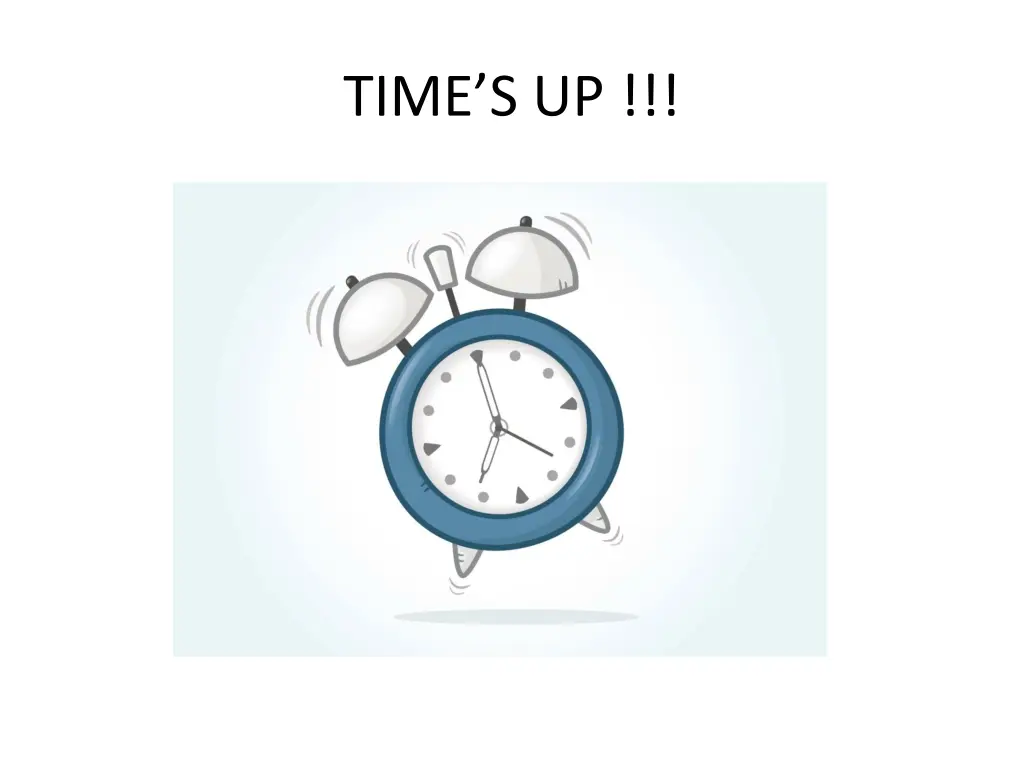 time s up
