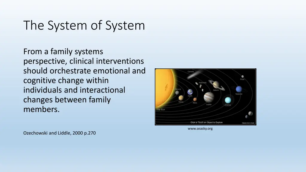 the system of system
