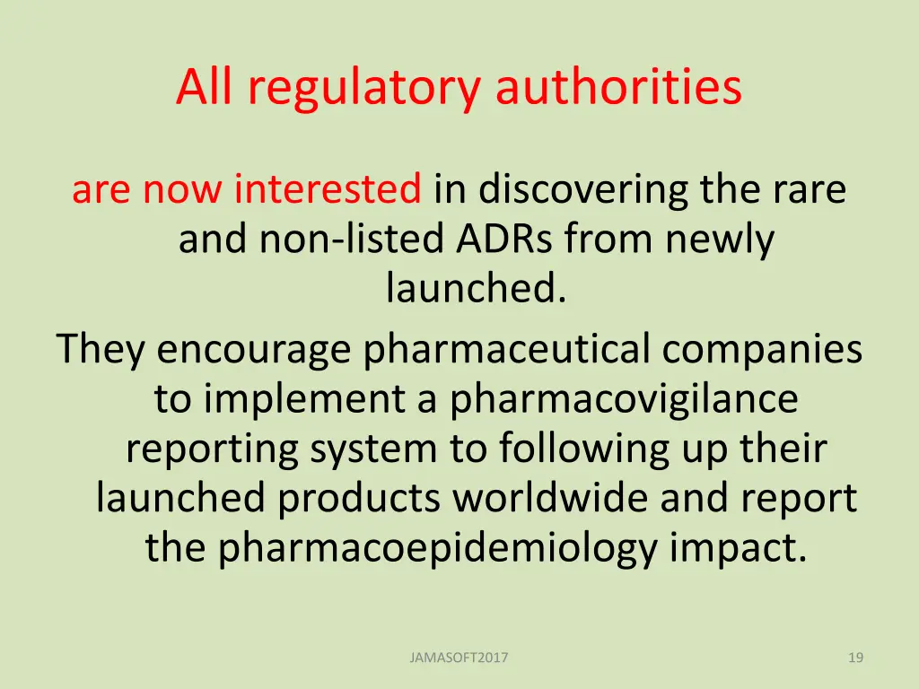 all regulatory authorities