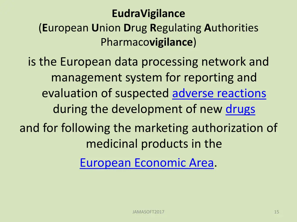 eudravigilance