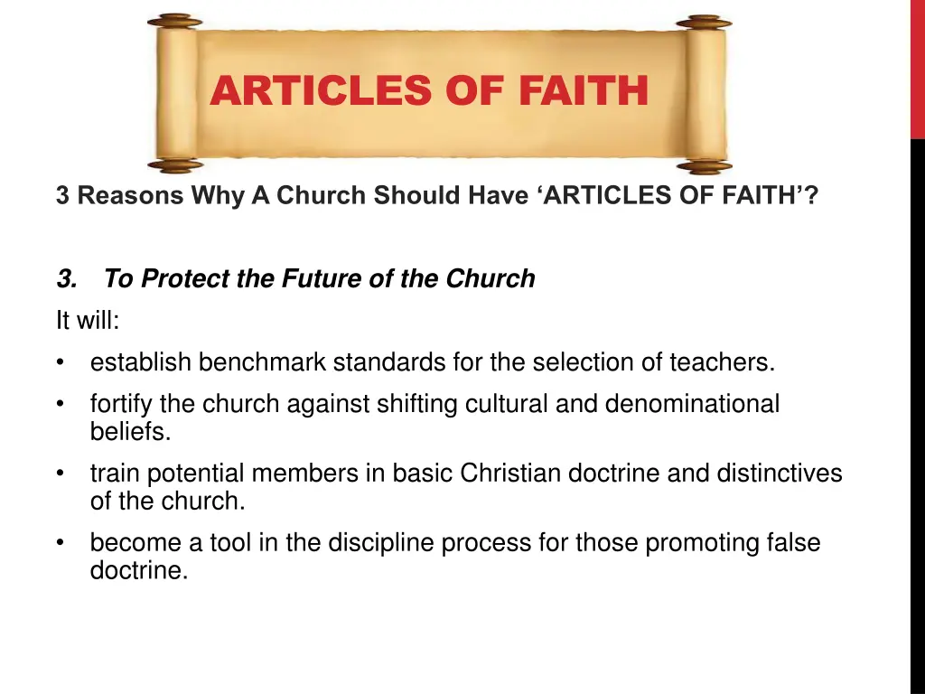 articles of faith 5