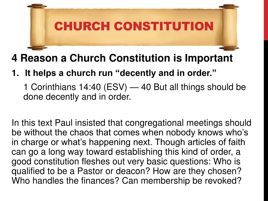 church constitution 2