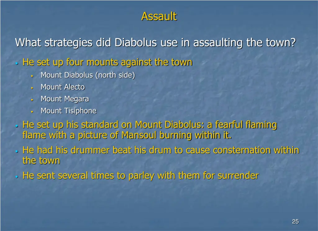 assault