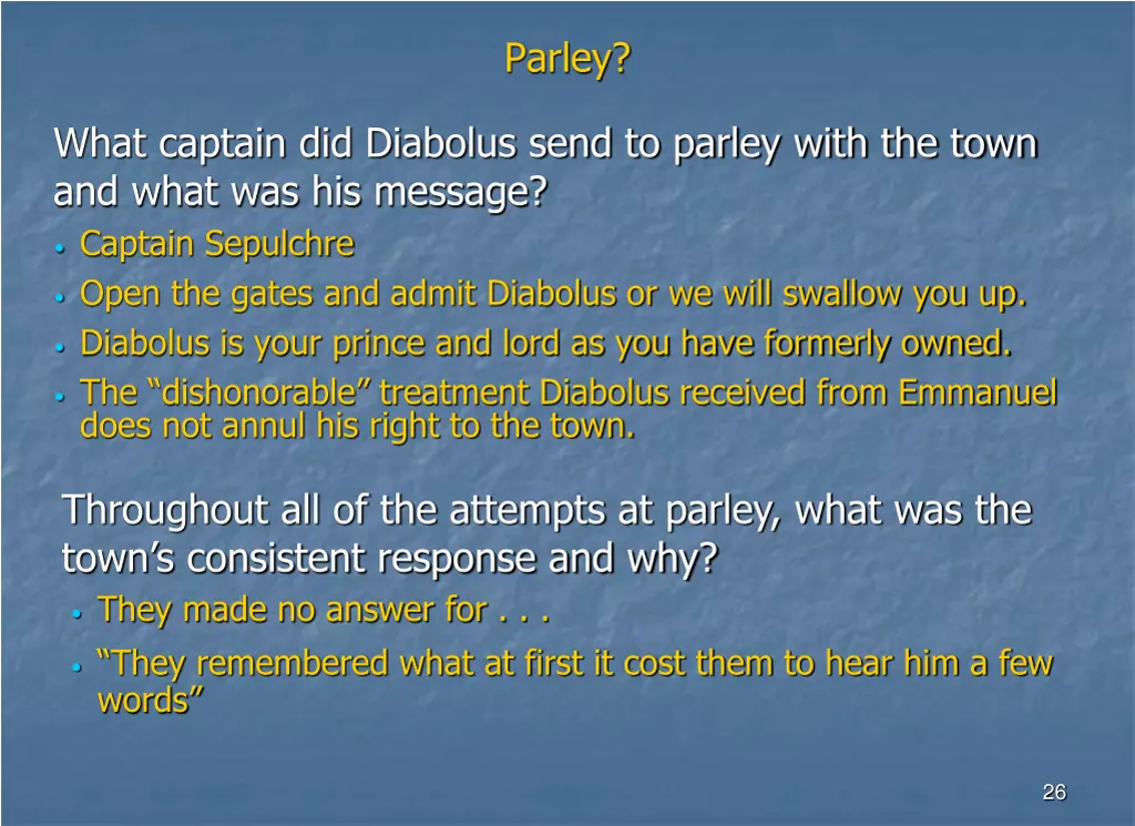 parley