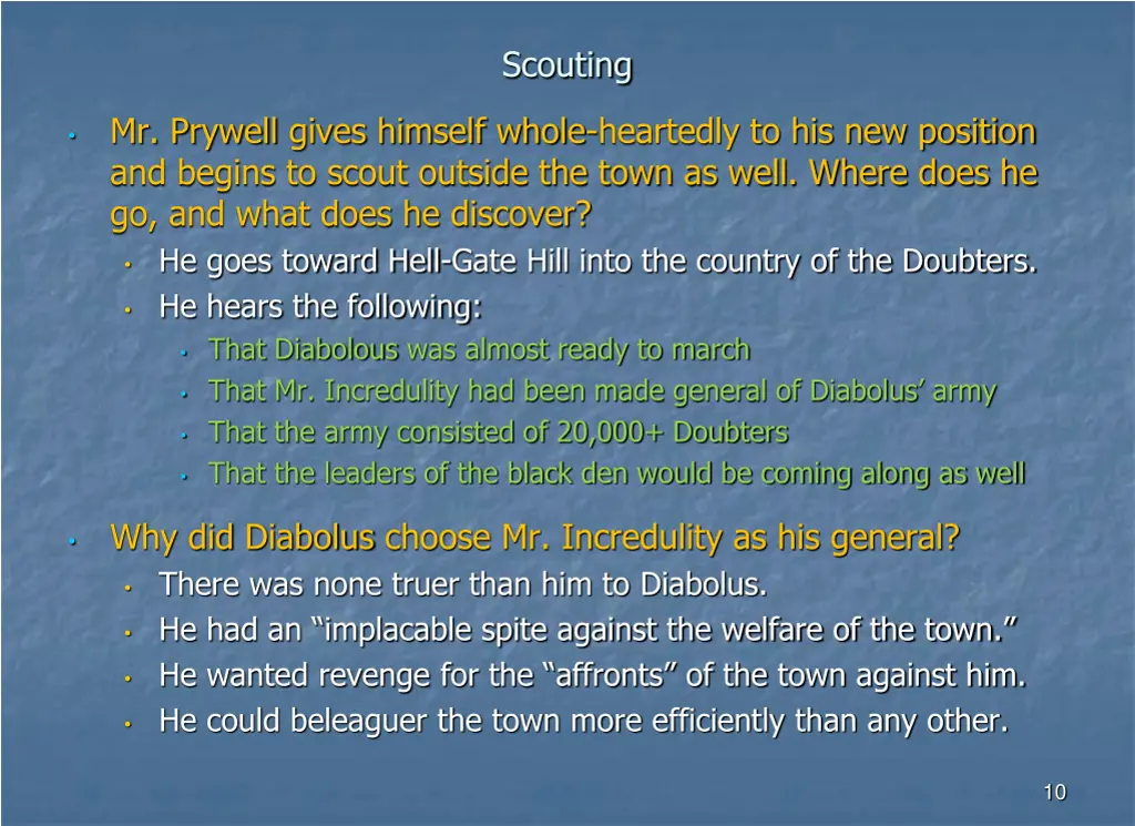 scouting