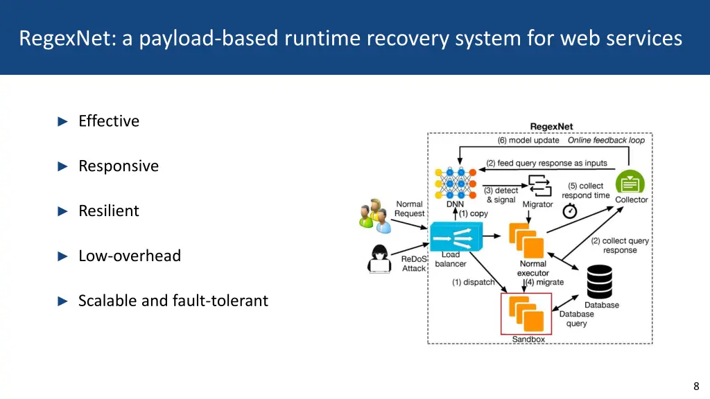 regexnet a payload based runtime recovery system