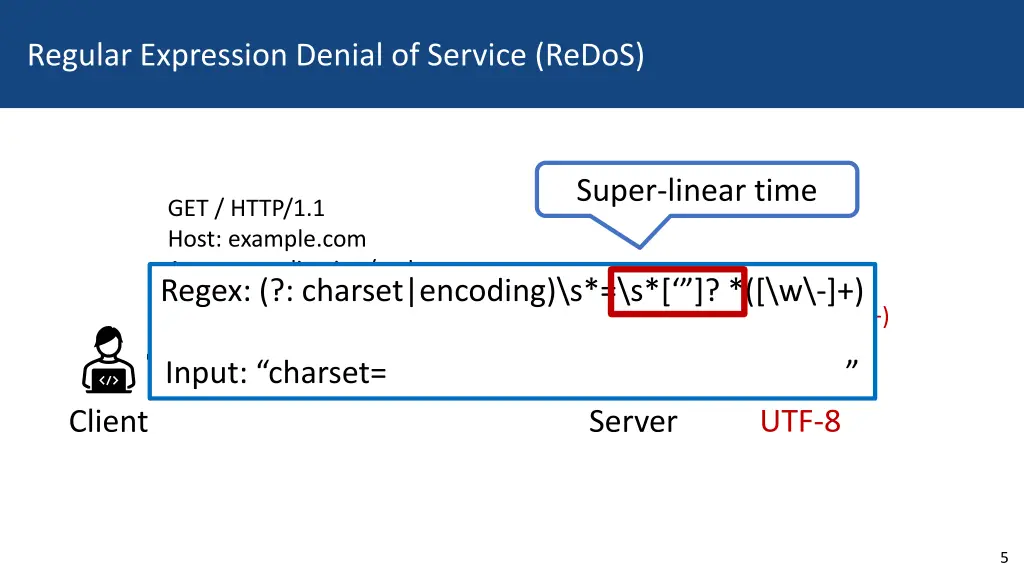 regular expression denial of service redos