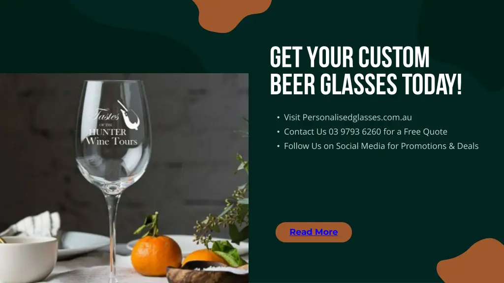 get your custom beer glasses today