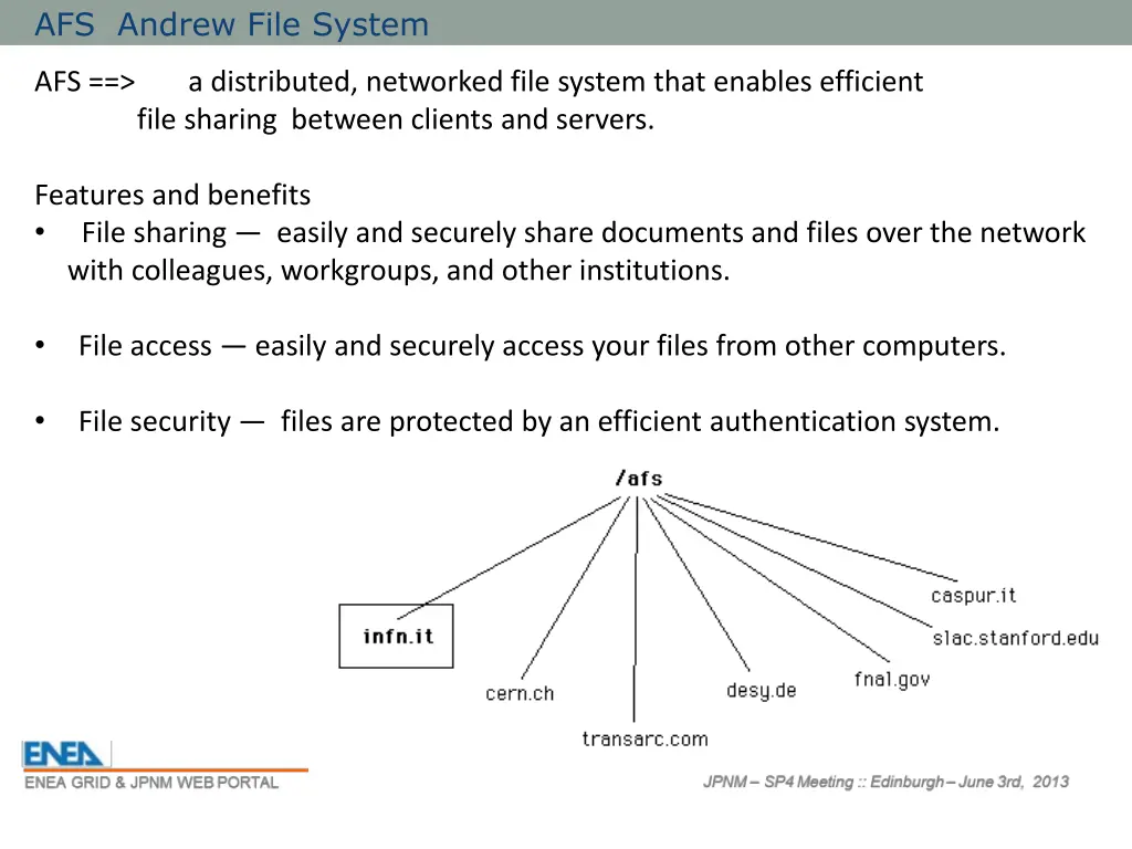 afs andrew file system