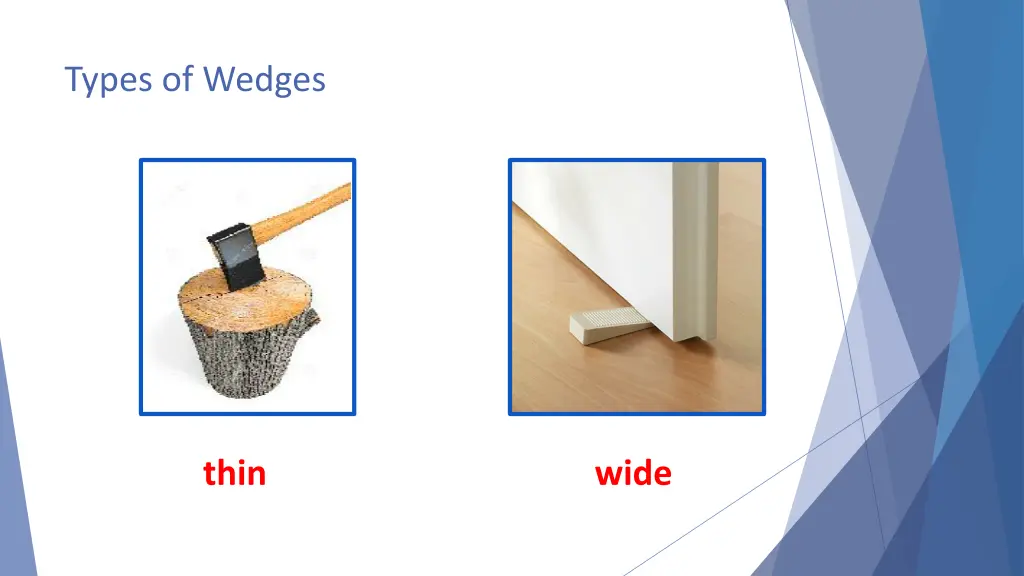 types of wedges 1