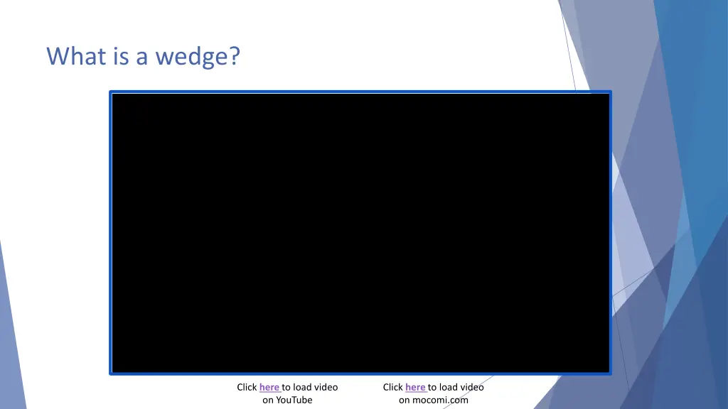 what is a wedge