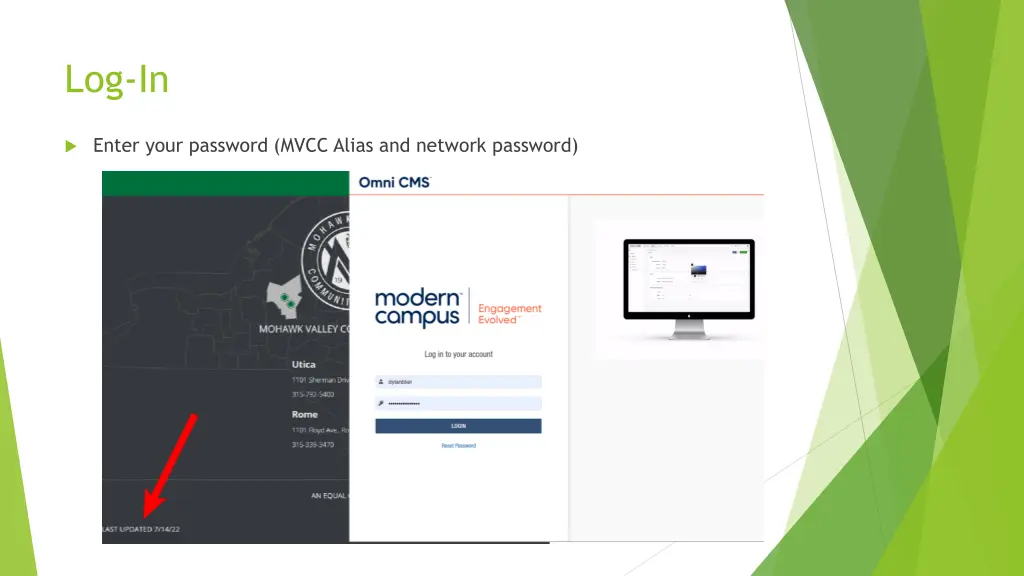 log in