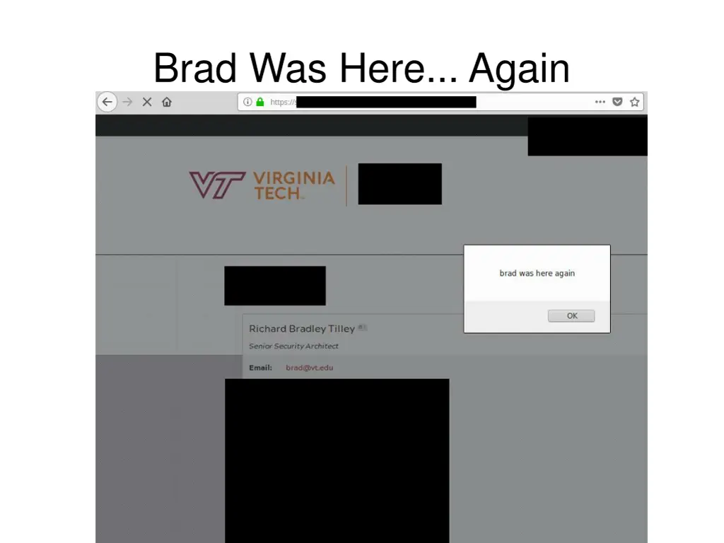 brad was here again