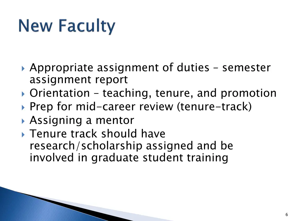 appropriate assignment of duties semester