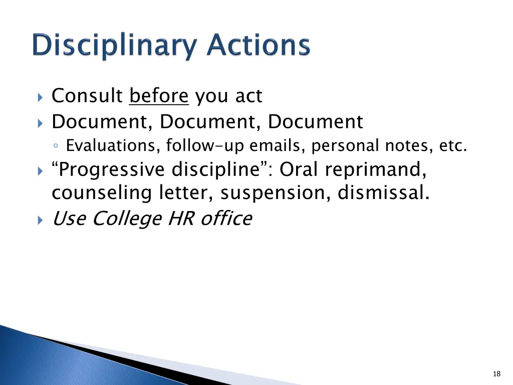 consult before you act document document document