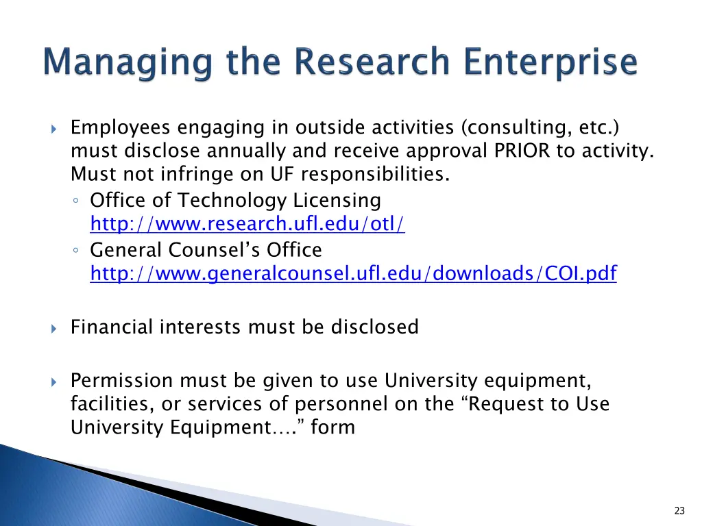 employees engaging in outside activities
