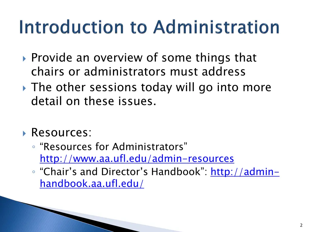 provide an overview of some things that chairs