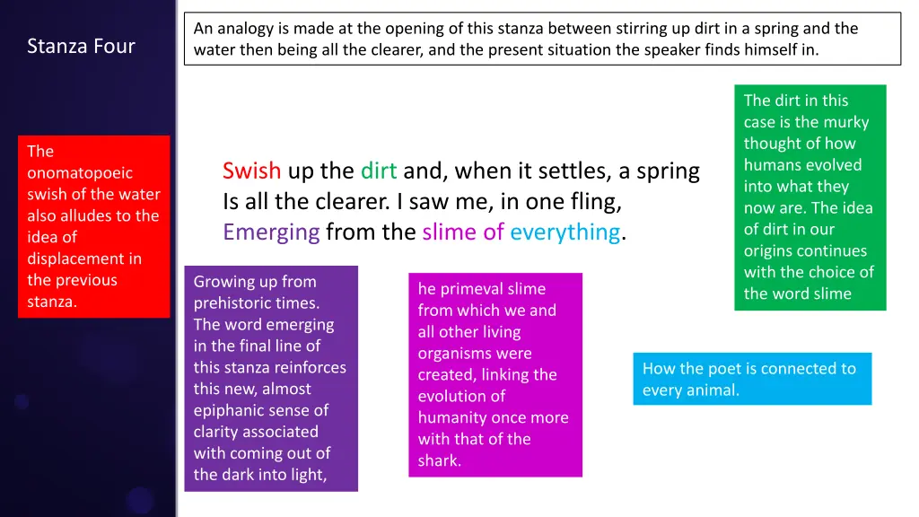 an analogy is made at the opening of this stanza