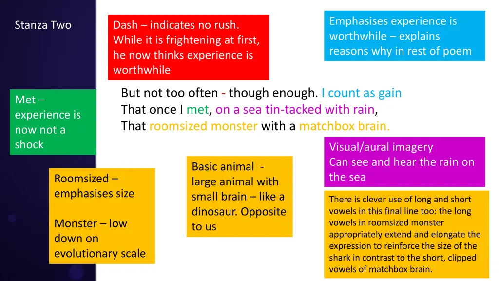 emphasises experience is worthwhile explains