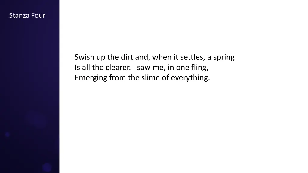 stanza four