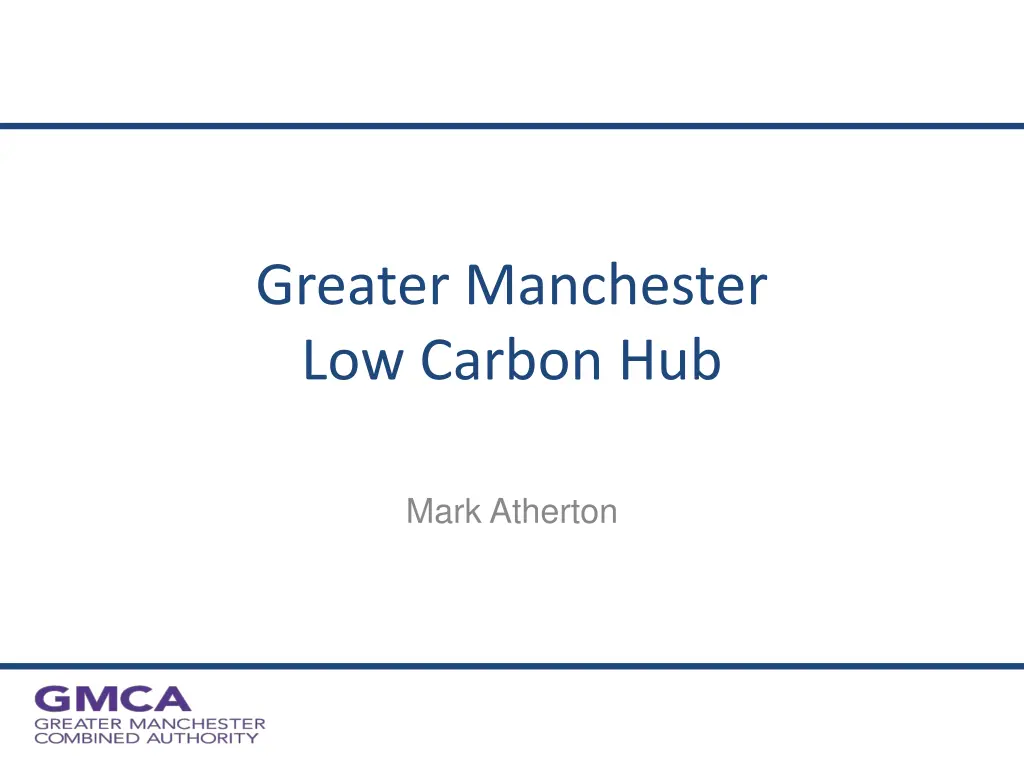 greater manchester low carbon hub