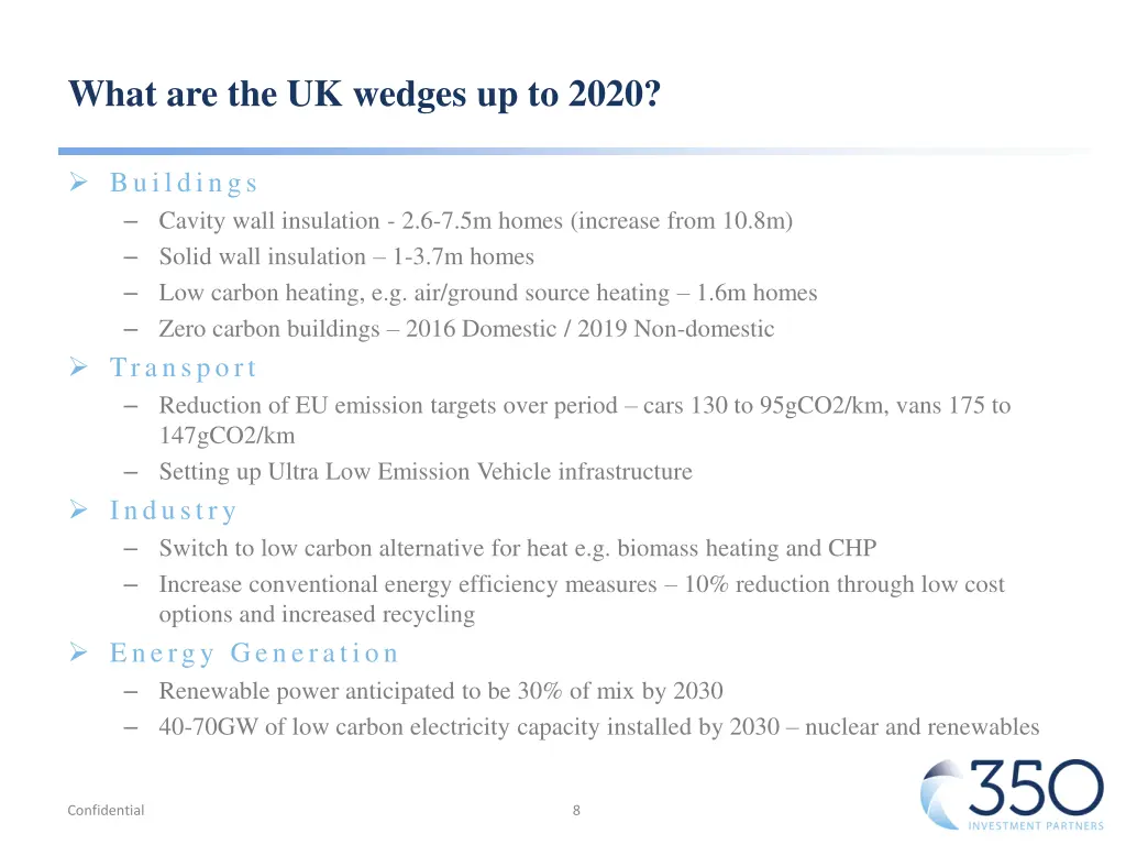 what are the uk wedges up to 2020