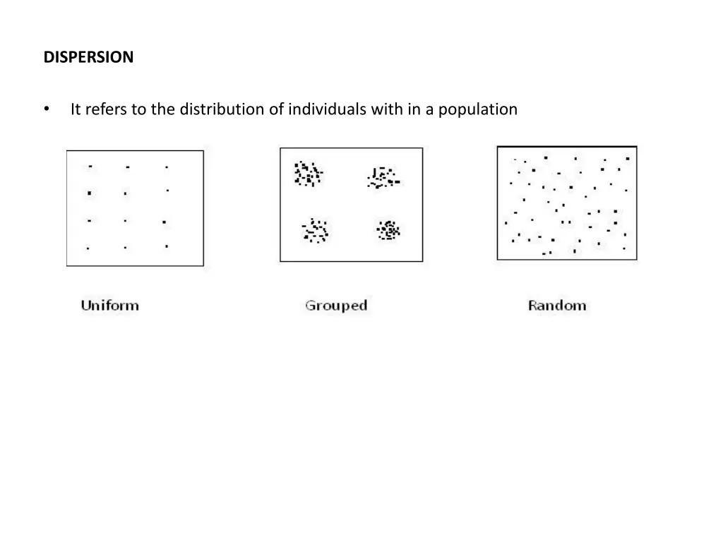 dispersion