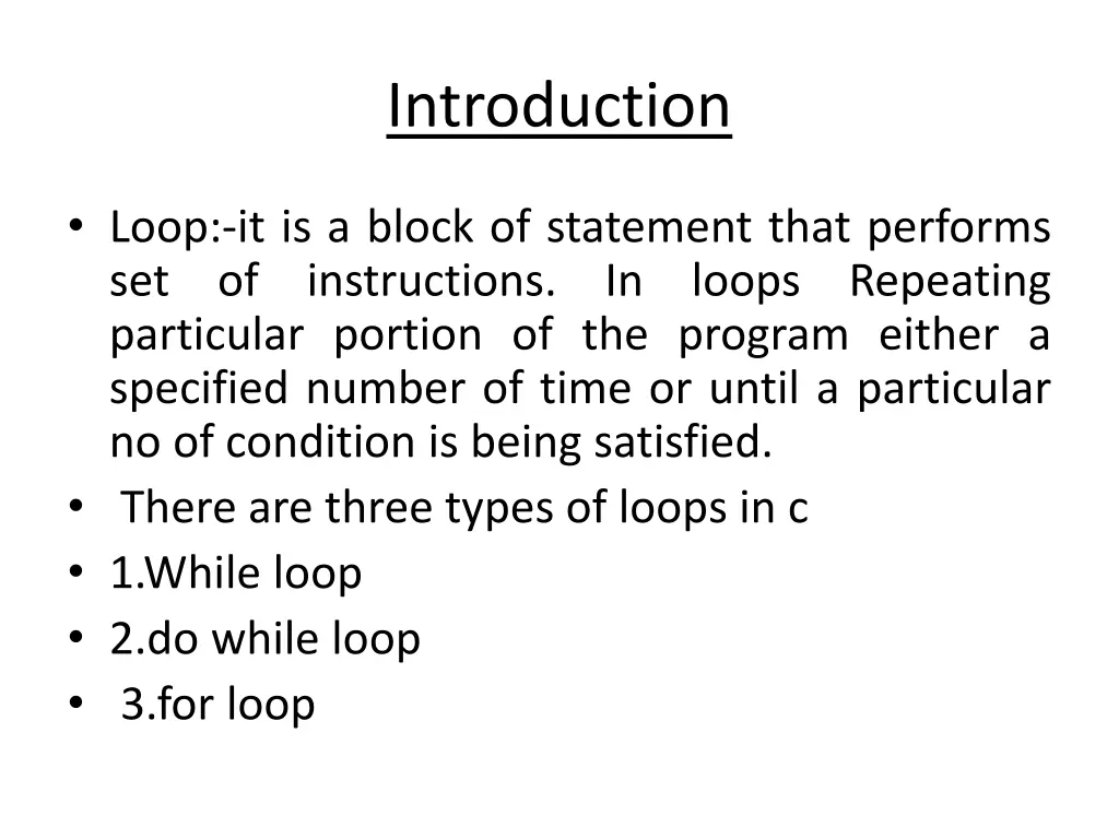 introduction
