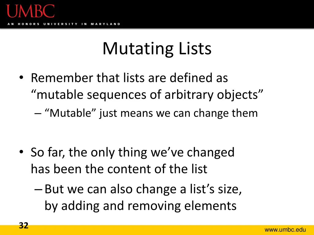 mutating lists