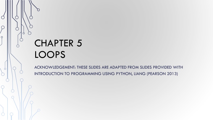chapter 5 loops