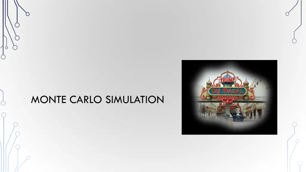 monte carlo simulation