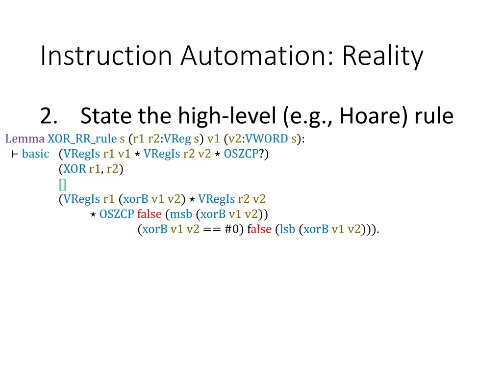 instruction automation reality 1