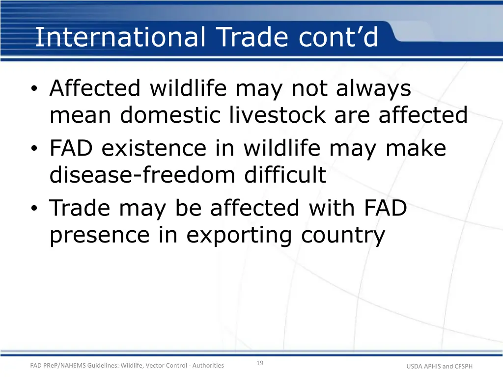 international trade cont d
