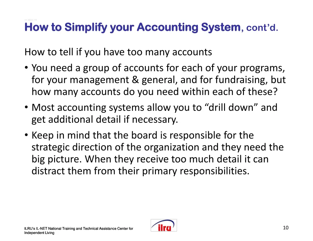slide slide 10 how to simplify your accounting