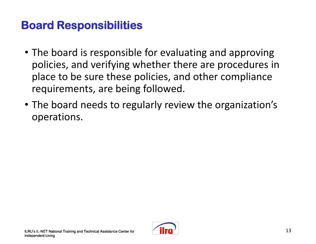 slide slide 161 board responsibilities board