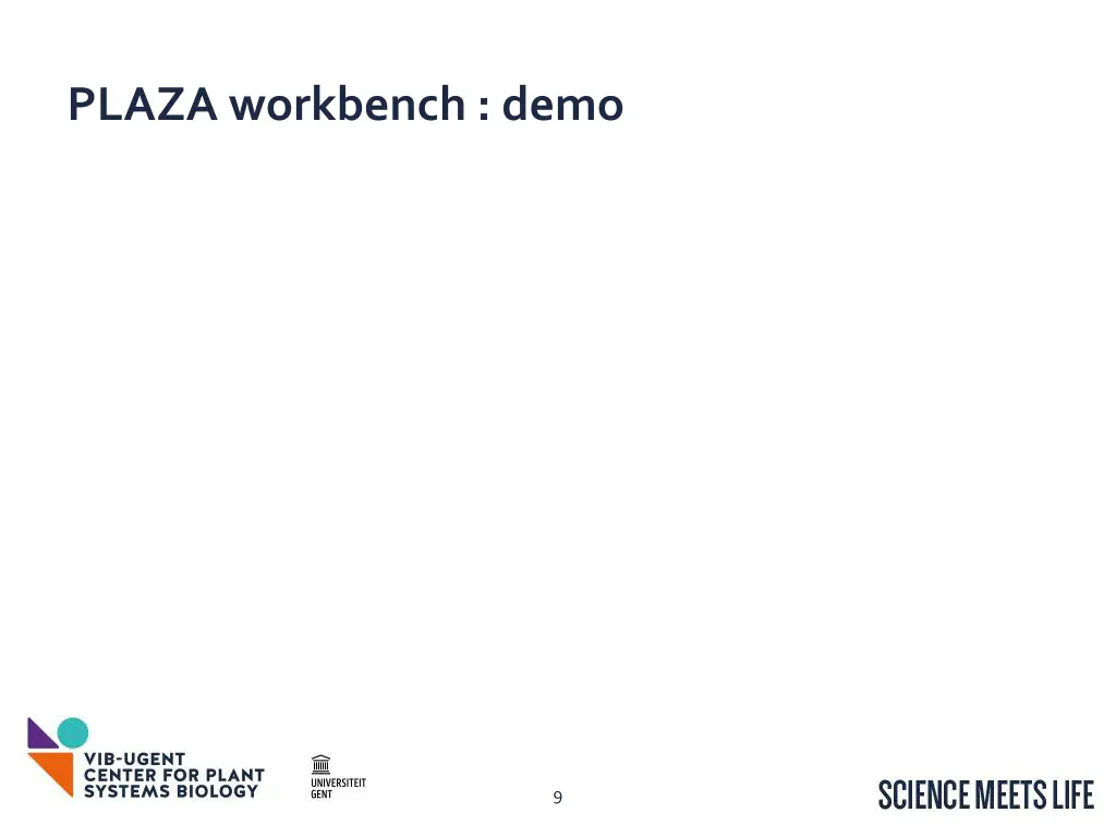 plaza workbench demo