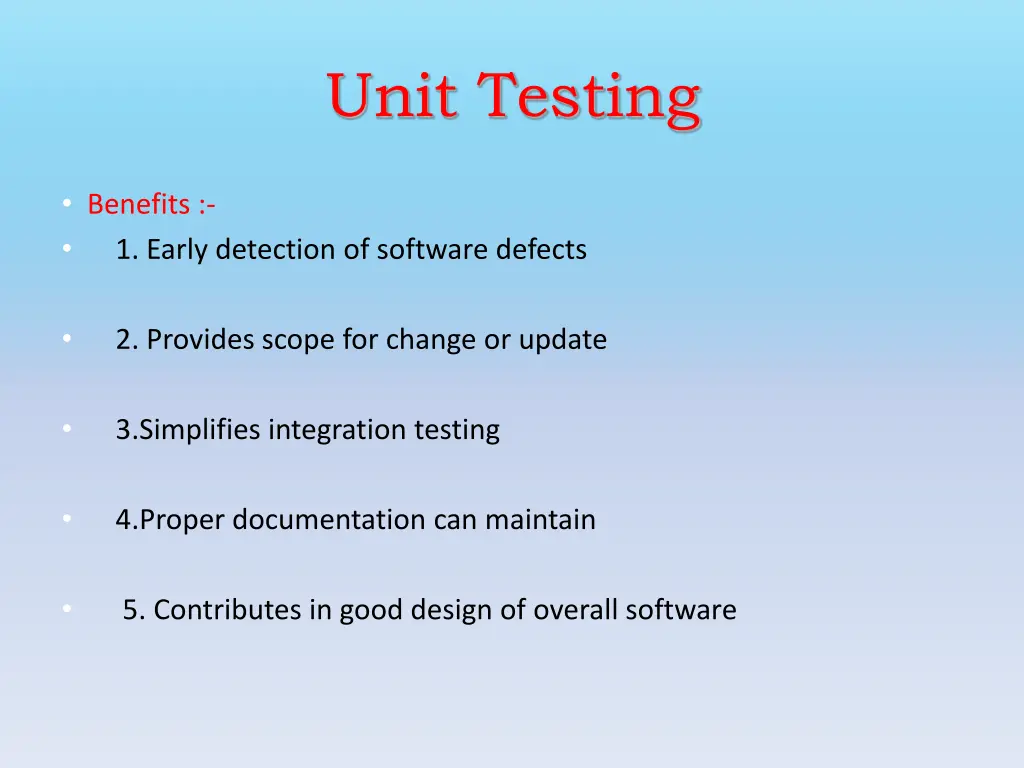 unit testing 1