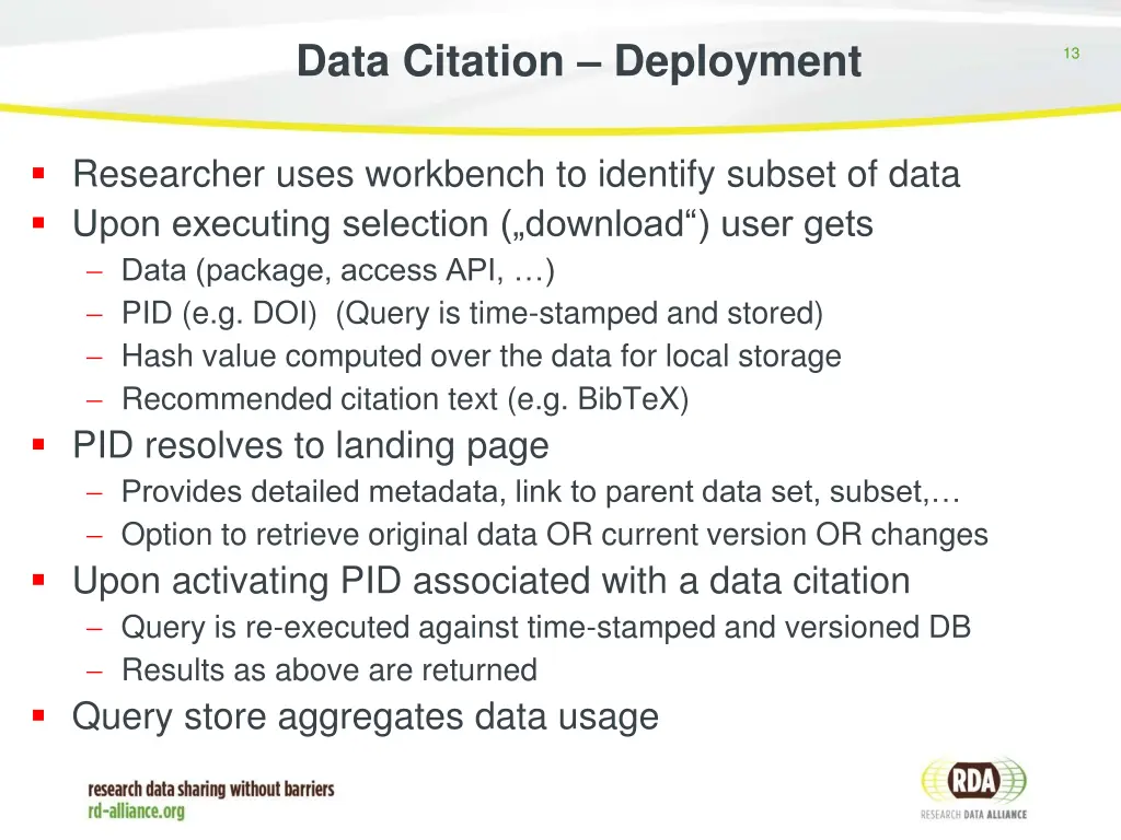 data citation deployment