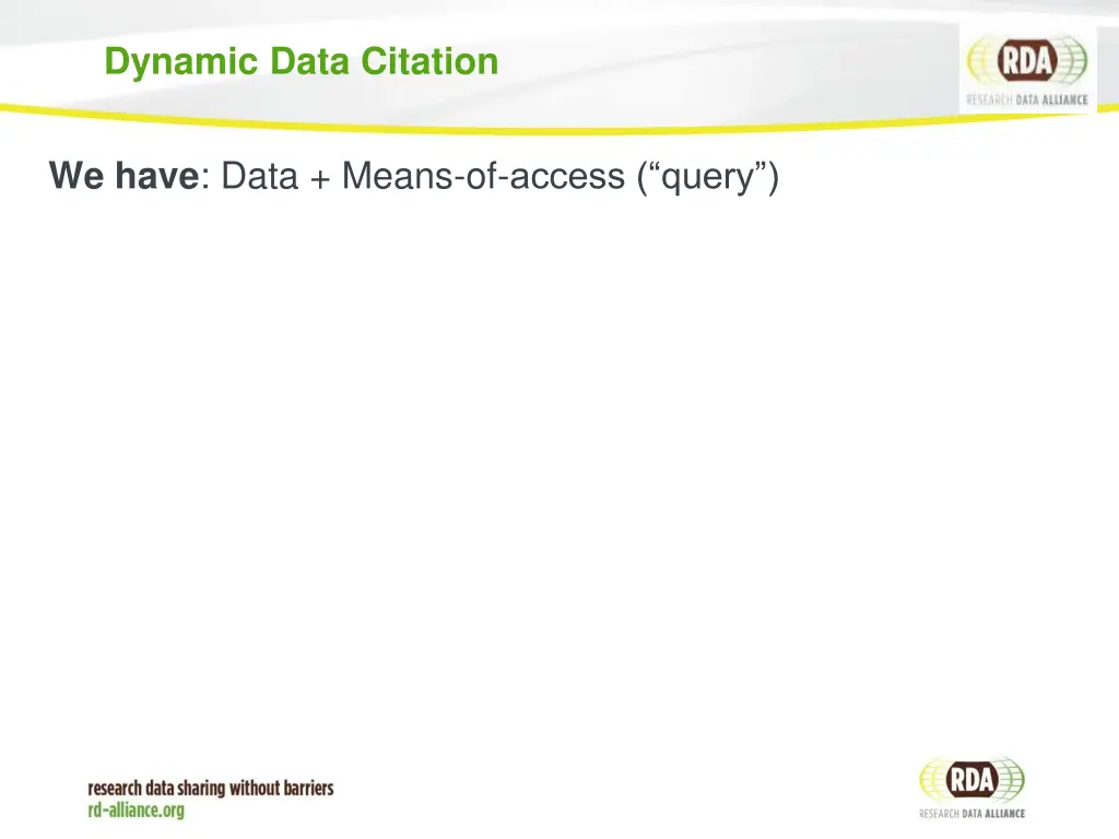 dynamic data citation