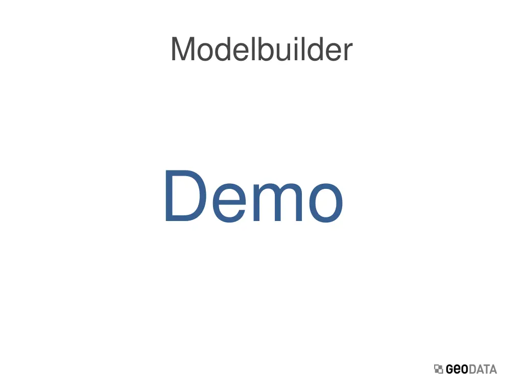 modelbuilder 5