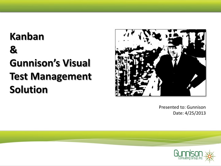 kanban gunnison s visual test management solution