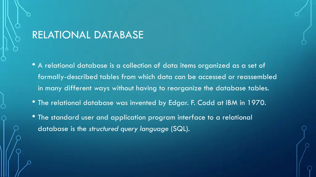 relational database