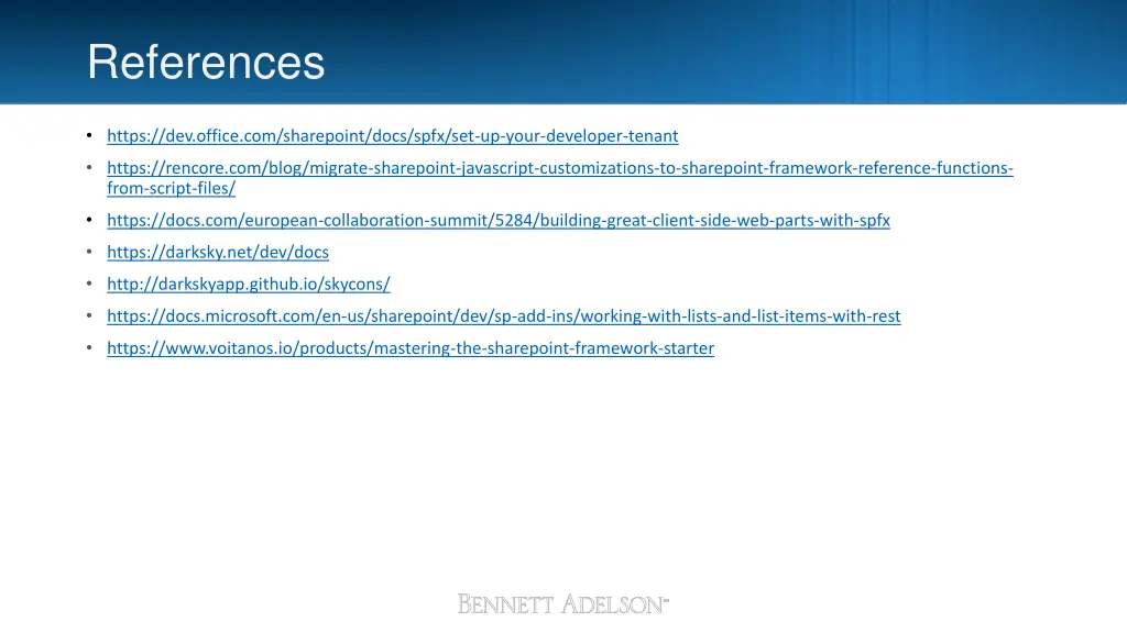 references