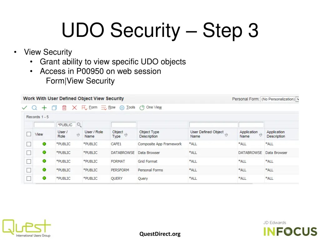 udo security step 3