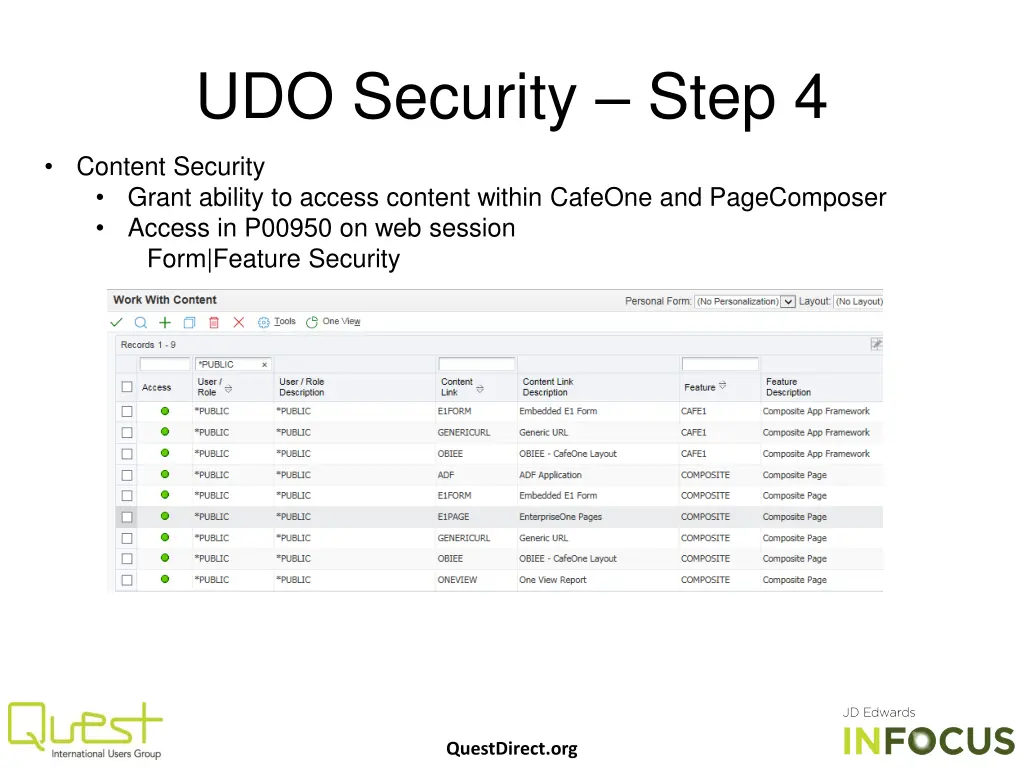 udo security step 4
